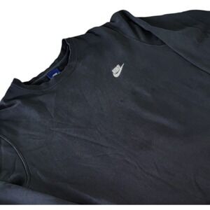VTG Nike Men's Crewneck Sweatshirt 90's‎ Swoosh Essentials Blue Label XL Black